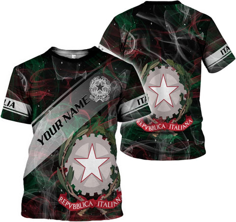 Artparel Personalized Italy Shirt 3D Italia Flag Shirt Italian Flag Shirts Italiano Shirt 3D Italian Shirt Flag for Men Women