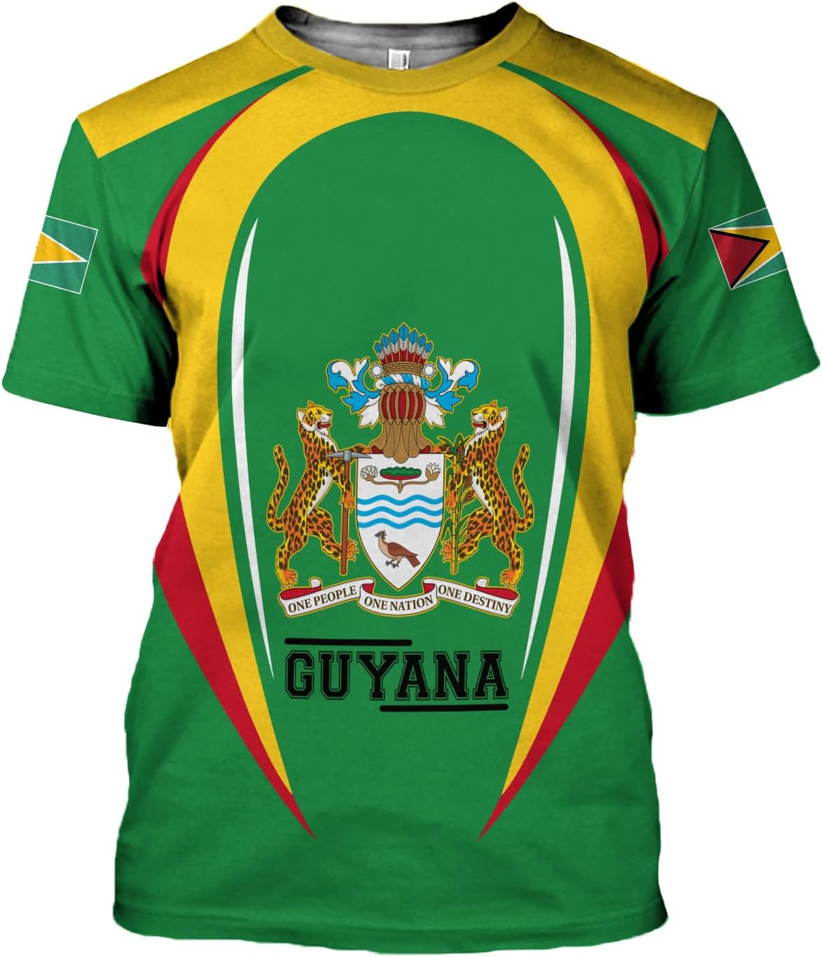 Personalized Name Guyana Shirts for Men and Women,Guyana Flag Funny Patriotic T-Shirt, Guyanese Pride Flag Shirt