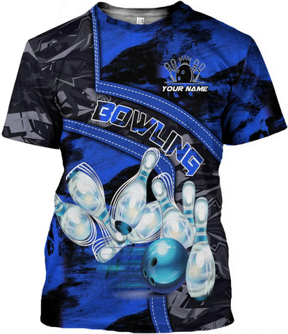 Intenprints Personalized Bowling Shirt Custom Bowling Shirts Bowling Gift Bowling Shirts for Women & Men Bowling Shirt Team