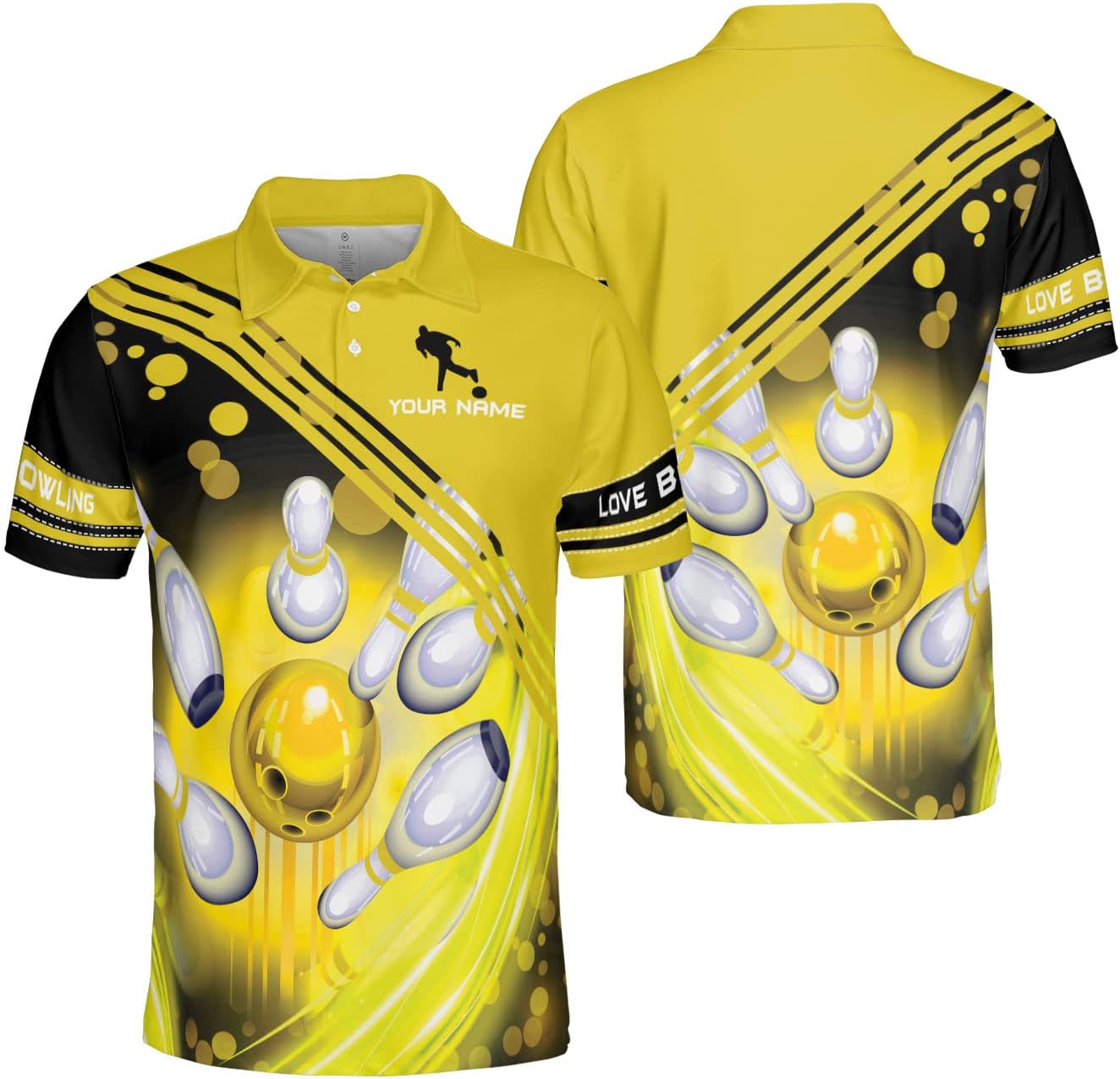 Custom Bowling Shirts, Personalized Name Bowling Shirts Unisex, Bowling Jerseys for Men & Women, Team Bowling Shirt Gift