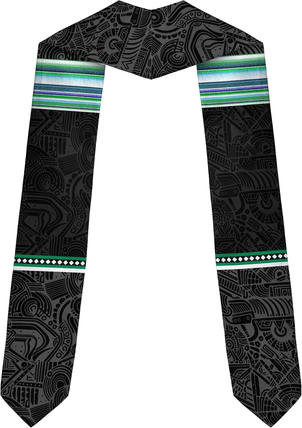 Pretyprints Custom Nigerian Graduation Sash, Nigeria Graduation Stole Customize, Nigerian American Flag Graduation Sash 2025