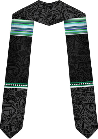 Pretyprints Custom Nigerian Graduation Sash, Nigeria Graduation Stole Customize, Nigerian American Flag Graduation Sash 2025