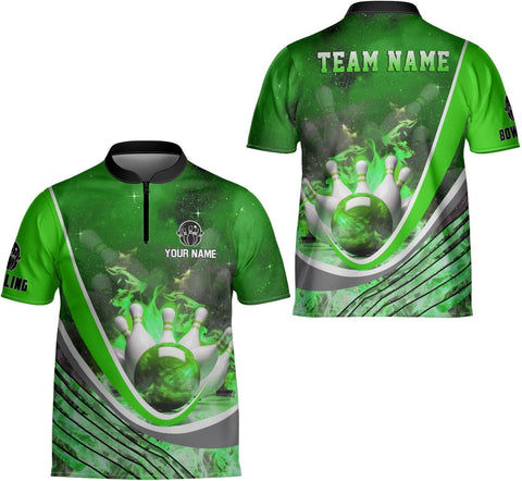 Ligthuy Personalized Bowling Jersey 3D, Bowling Shirts for Team, Bowling Shirt Unisex for Men Women, Bowling Shirts for Men
