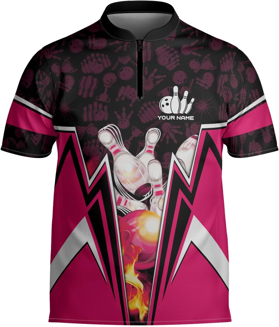 mostprints Personalized Bowling Jersey Gift 3D Custom Bowling Shirts for Team Name Bowl Bowler Shirt Unisex Cool Men Women