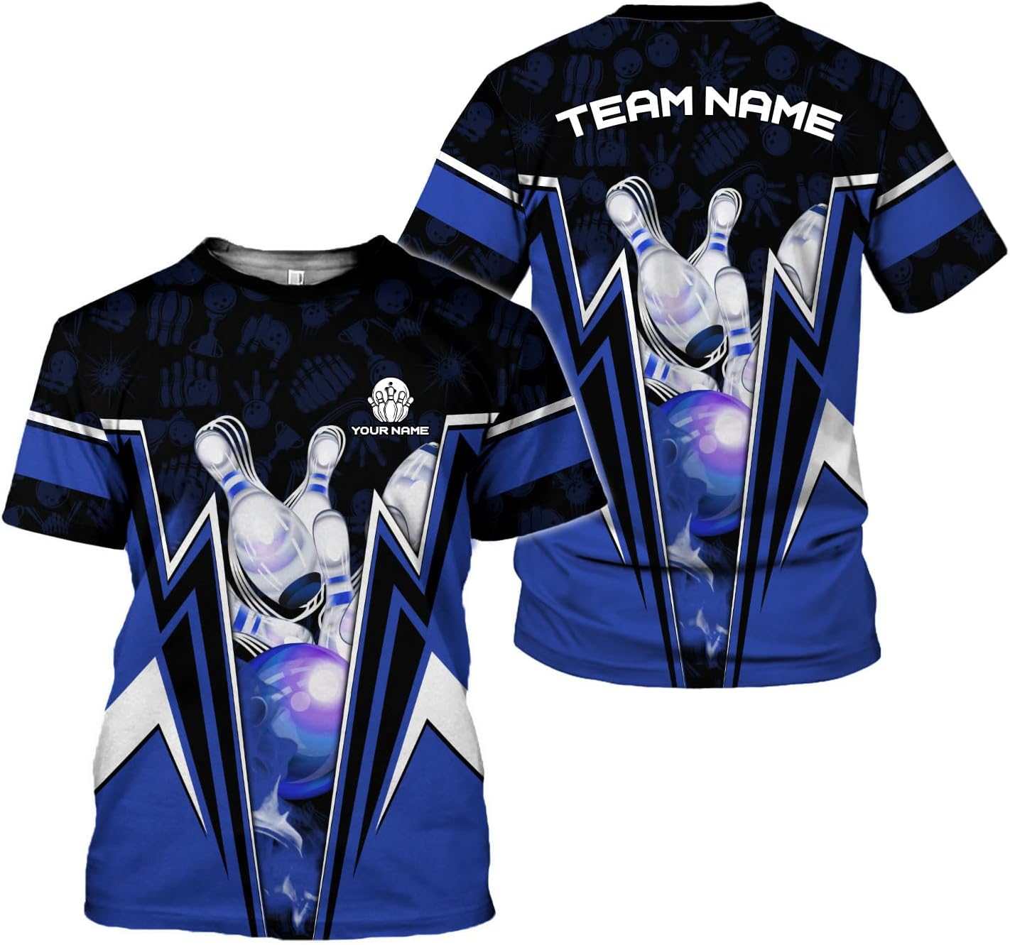 HomeDesign Personalized Name Bowling Shirts for Men & Women, Bowling Shirts for Team Bowling, Bowling Shirts Gift Unisex