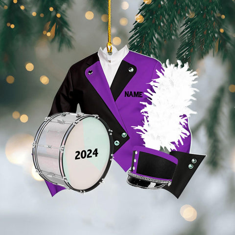 AOVL Custom Marching Band Ornament Music Ornament Marching Band Teacher Gifts Music Marching Band Gifts Band Director Gifts Music Ornament Marching Band Teacher Gifts Music (MB8)