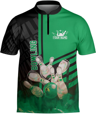 mostprints Personalized Bowling Jersey Gift 3D Custom Bowling Shirts for Team Name Bowl Bowler Shirt Unisex Cool Men Women