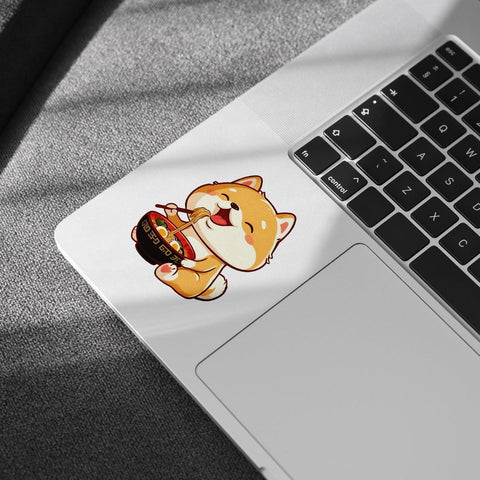 (3pcs) Shiba Inu Stickers, Shiba Inu Ramen Noodles Asian Sticker, Giant Asian Sticker- Stickers for Laptop Water Bottle Phone Car Window Helmet Vinyl Stickers 3 Inches