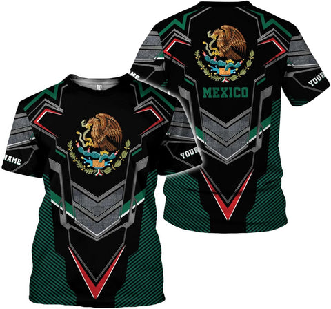 Mostprints Personalized Name Mexican Shirts for Men 3D, Customized Mexico Shirts for Men, Mexico Shirts for Women Mexico Shirt1
