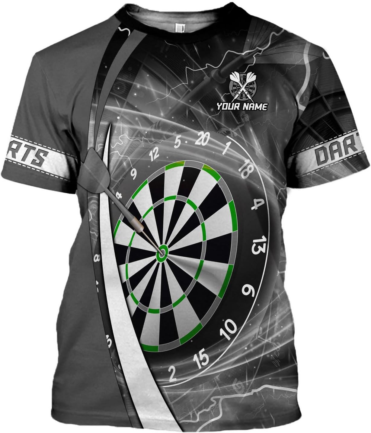 mostprints Personalized Dart Shirts, Darts Shirts for Men, Dart Jerseys for Teams, Dartboard Players Shirt Darts Board Gift