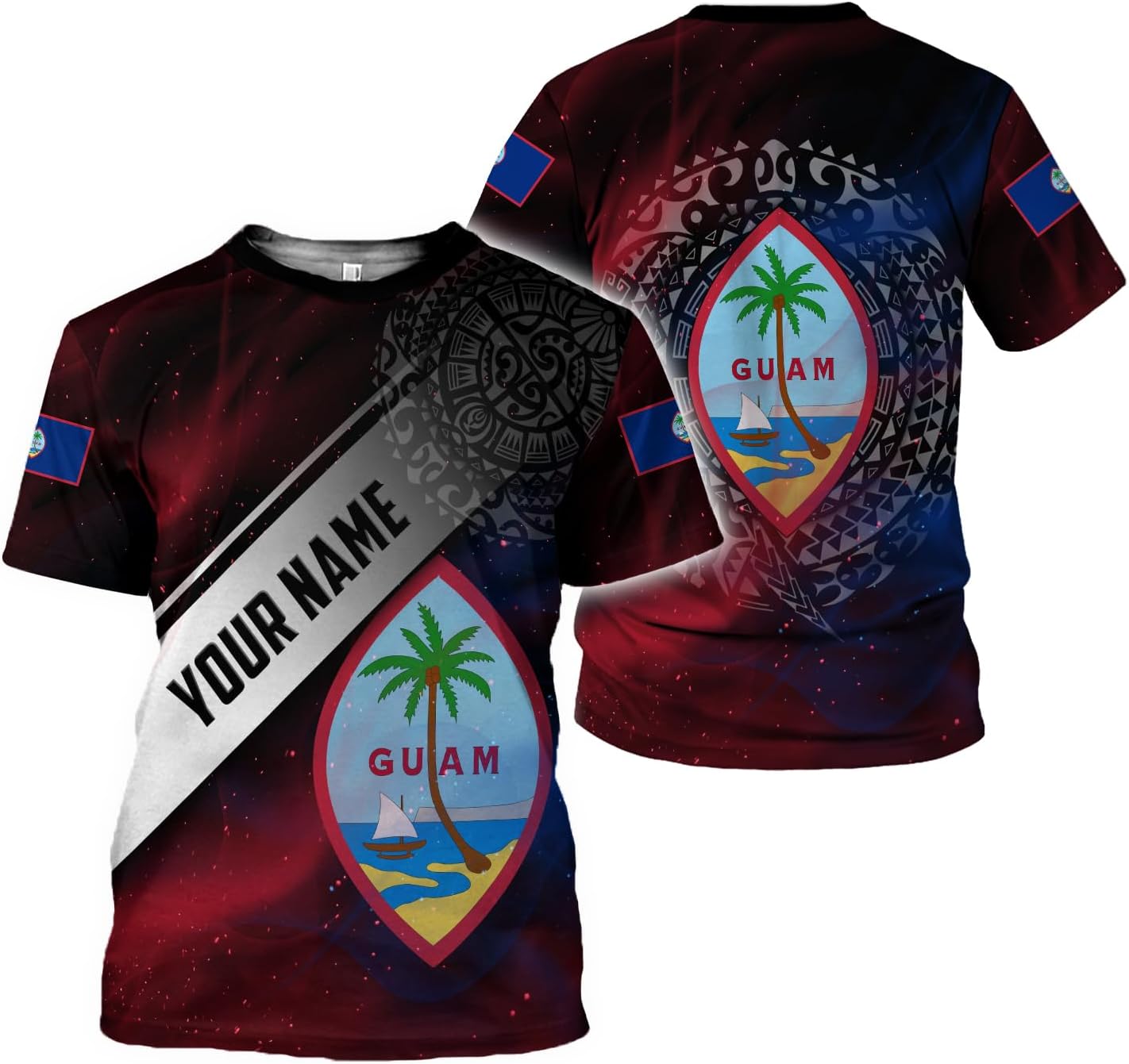 Artparel Personalized Guam Shirts Guahan Pride Shirt Guamanian T-Shirt Guahan Shirts for Men Women Guam Gifts S-5XL