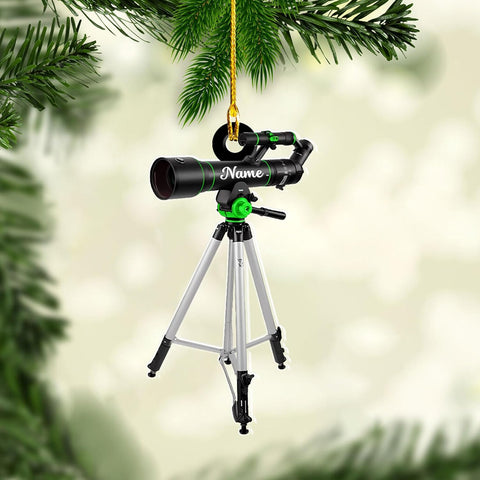 Royal Fight Custom Telescope Ornament Telescope Christmas Light Ornaments Loved Telescope Ornament Telescope Christmas Ornament 2024 Telescope Lovers Ornament Telescope Gift Xmas (TC1)