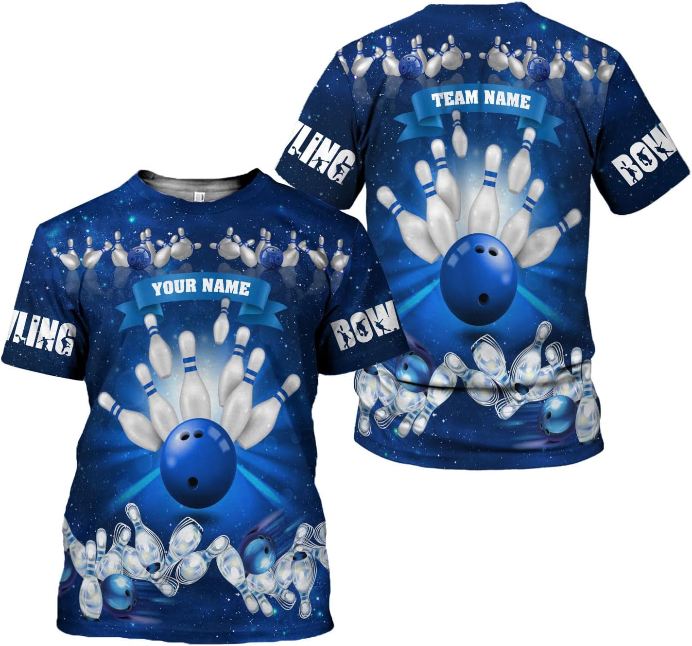Custom Bowling Shirts, Personalized Name Bowling Shirts Unisex, Bowling Jerseys for Men & Women, Team Bowling Shirt Gift