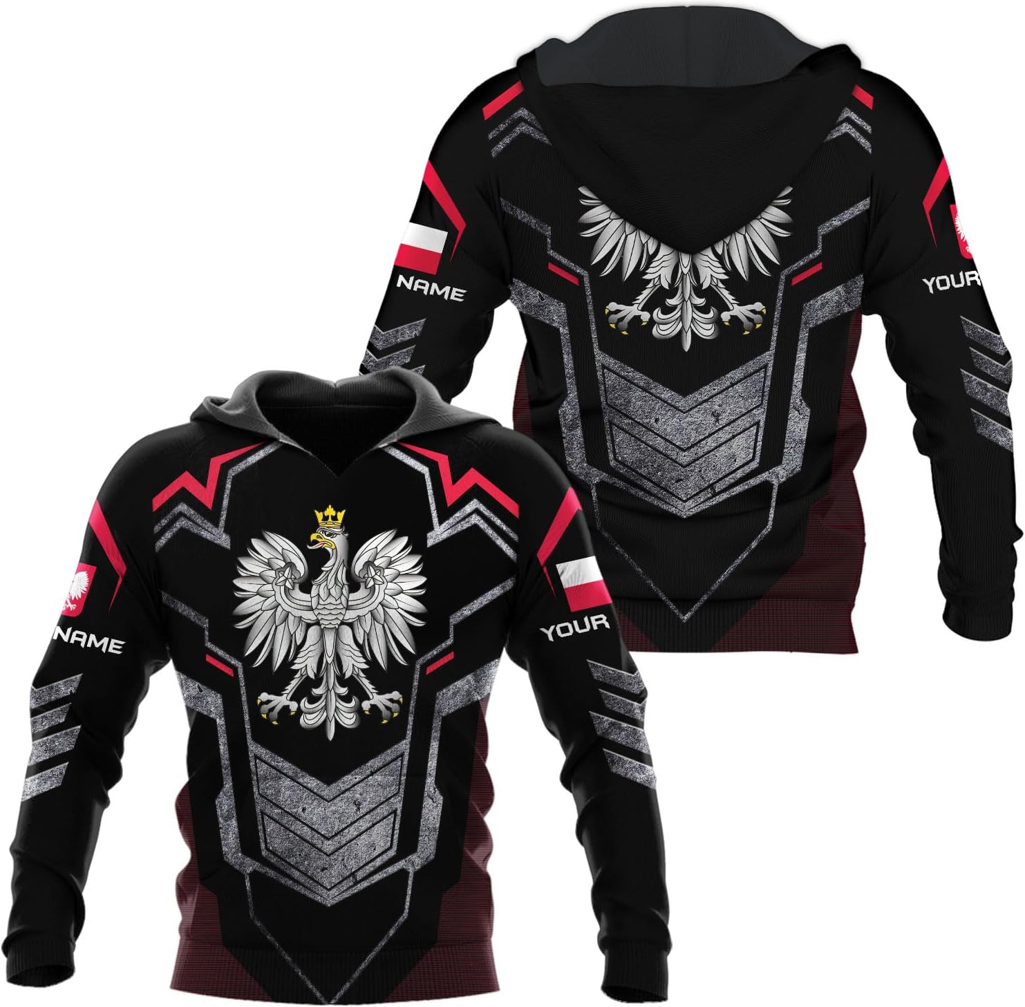Parvii Personalized Poland Shirt Women & Men, Polska Tshirt Women Poland Shirt 3D, Poland Pride Shirts, Polish Eagle Polska