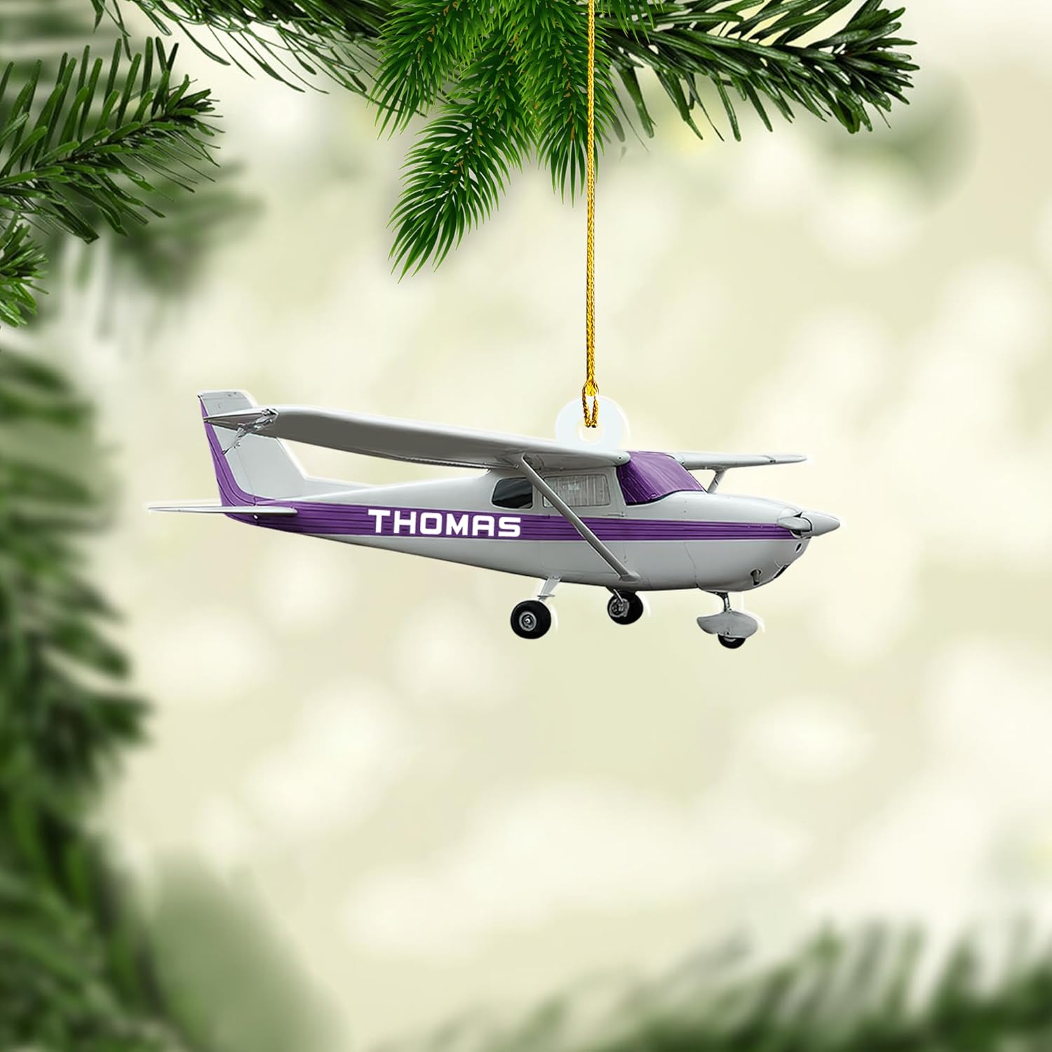 Personalized Airplane Ornament 2024, Airplane Christmas Ornaments, Airplane Ornaments for Christmas Tree, Plane Ornaments, Pilot Ornament, Fighter Jet Helicopter Traveling Hangling Gift Xmas (A9)