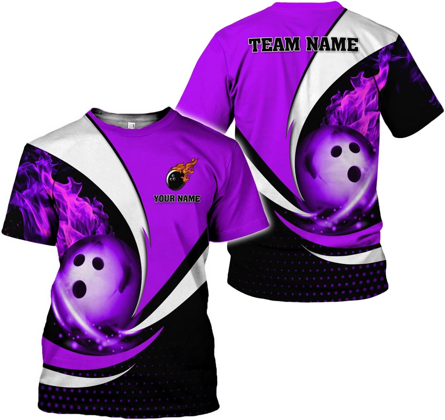 Rivelus Custom 3D Bowling Shirts Personalized for Men and Women - Unique Team Shirt & Gifts for Bowling Lovers
