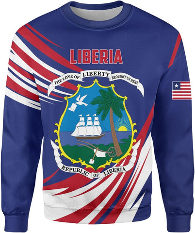 Royal Fight Personalized Liberia Shirts Liberian Pride Flag Shirt Liberia Flag Shirts Liberia Flag Gift T-Shirt for Men Women