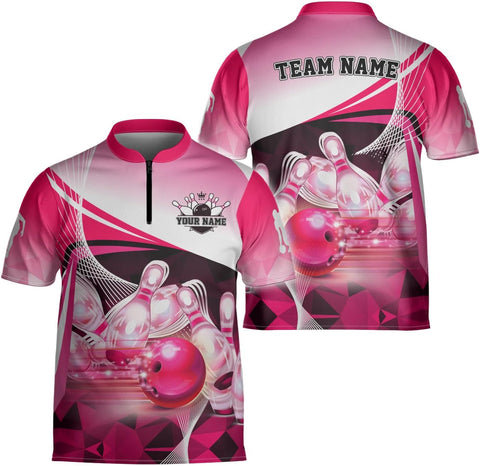 Ligthuy Personalized Bowling Jersey 3D, Bowling Shirts for Team, Bowling Shirt Unisex for Men Women, Bowling Shirts for Men 2