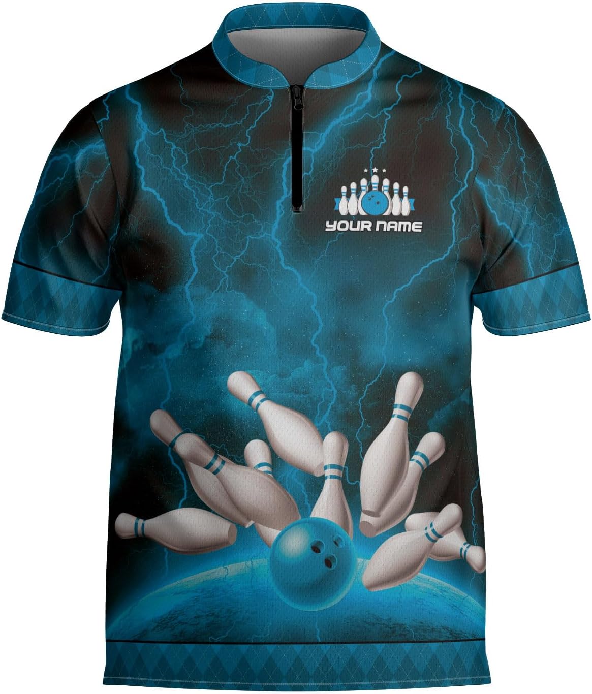 Artparel Personalized Bowling Jersey 3D Custom Bowling Shirts for Team Bowling Shirt Unisex for Men Women Bowling Jerseys 3D
