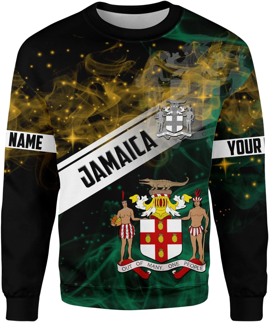 mostprints Personalized Jamaica Hoodie Camisa Jamaica Hoodies Jamaica Sweaters Shirts Men & Women Jamaican Pride Shirt Gifts