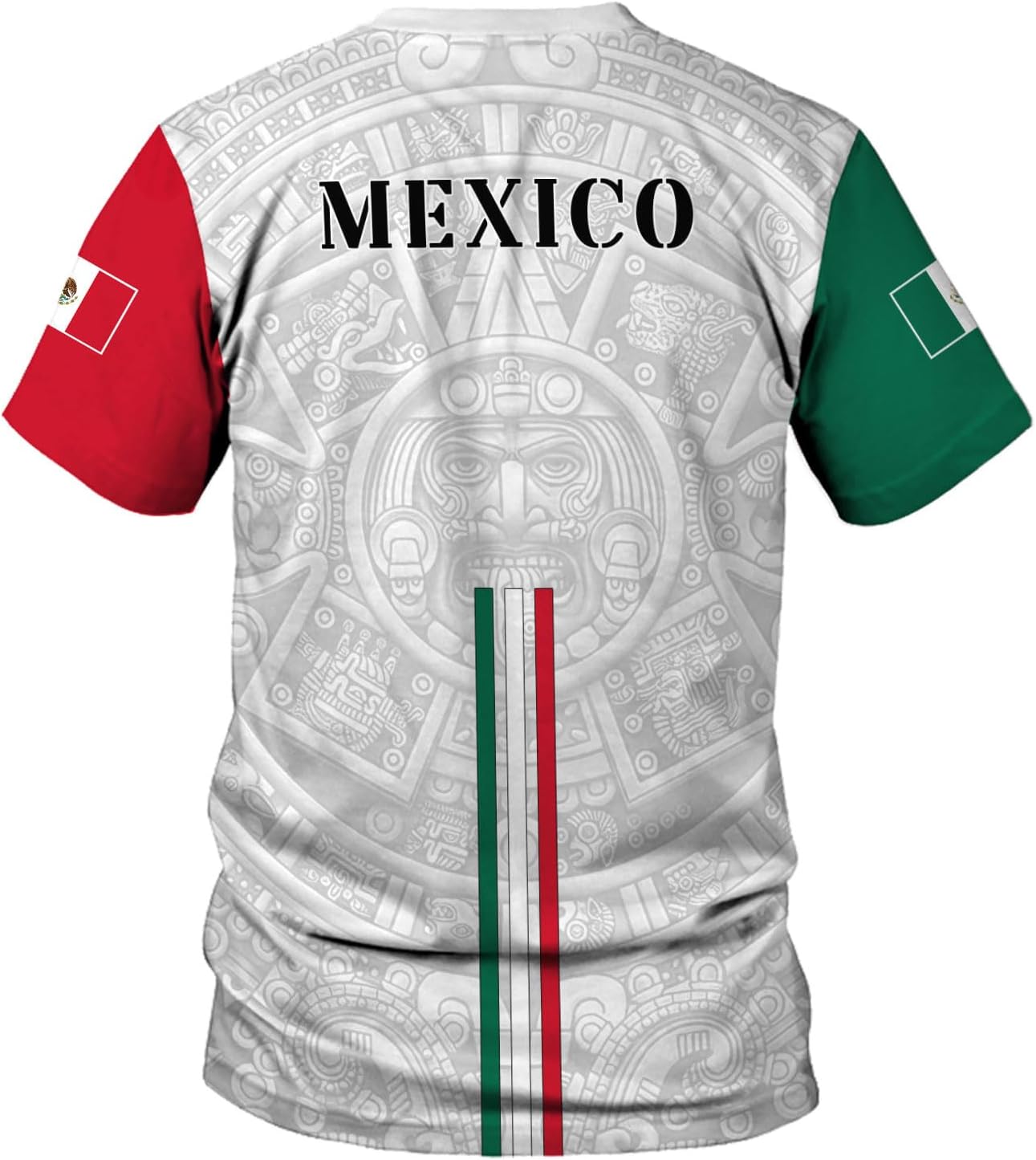 Mostprints Personalized Name Mexican Shirts for Men 3D Customized Mexico Shirts for Men Mexico Shirts for Women Mexico Shirt