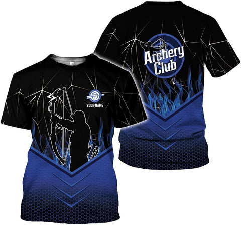 Artparel Personalized Archery Shirt 3D Archery Target Bow Archery Shirts for Men Women Archer Archery Lovers T-Shirt S-5XL