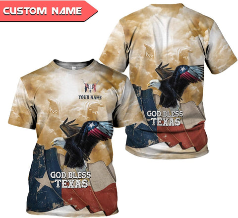HomeDesign Personalized Name Texas Flag and Map Dont Mess with Texas Shirts 3D Unisex Shirt for Men Women Adult Size S-5XL