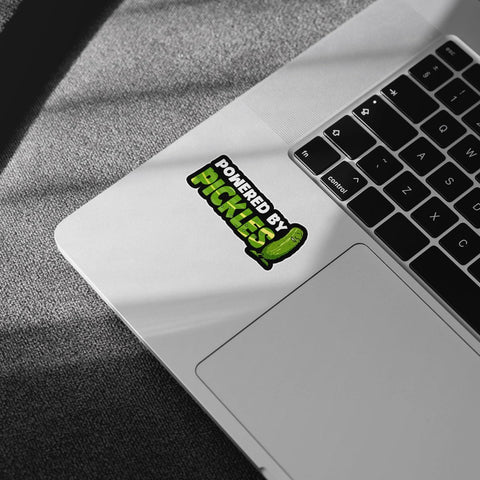 3 Pcs Powered by Pickles Sticker Gift Dill with It Sticker Funny Pickles Powered by Pickle Stickers Pickle Lover Sticker I Love Pickles Sticker for Laptop Bottle Phone Car Helmet Sticker 3"