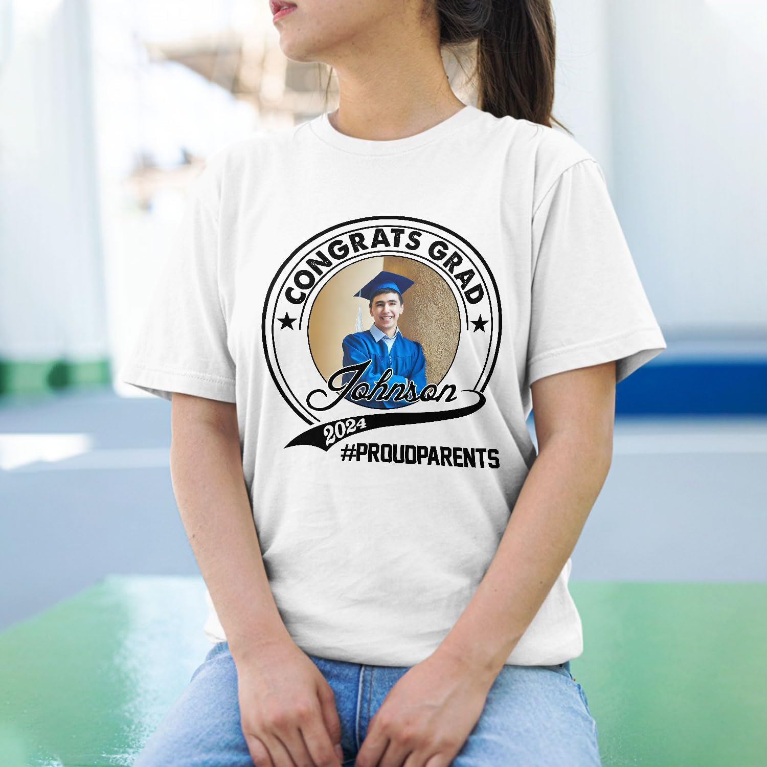 Personalized Graduation 2024 Shirt Proud Family of A Class of 2024 Graduate Class of 2024 Senior Class of 2024 Class of 2024