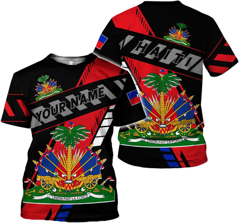 Ligthuy Personalized Haiti Shirt 3D, Haitians Flag Pride Shirt, Haiti Shirts for Men & Women, Haitian Pride Tshirt 1