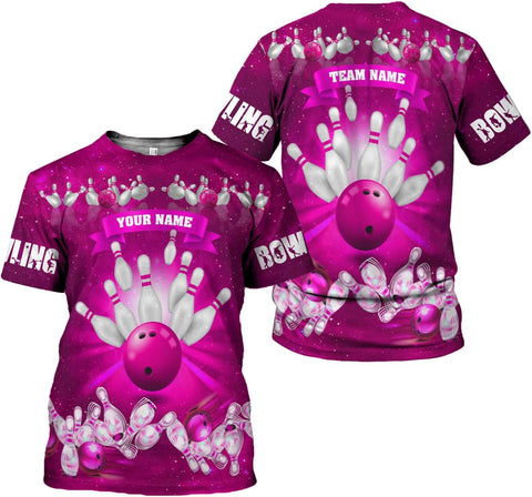 Custom Bowling Shirts, Personalized Name Bowling Shirts Unisex, Bowling Jerseys for Men & Women, Team Bowling Shirt Gift