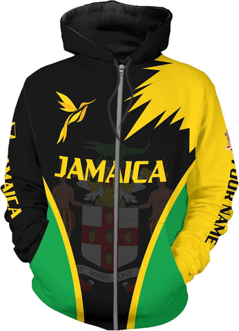 Leprints Personalized Jamaica Hoodie Camisa Jamaica Hoodies Jamaica Sweaters Shirts Men & Women Jamaican Pride Shirt Gifts