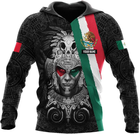 Mostprints Personalized Name Mexican Hoodie 3D, Mexican Hoodies for Men, Unisex Mexico Hoodie, Mexico Hoodies for Men