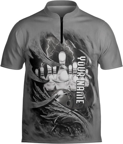 Artparel Personalized Bowling Jersey 3D Custom Bowling Shirts for Team Bowling Shirt Unisex for Men Women Bowling Jerseys 3D