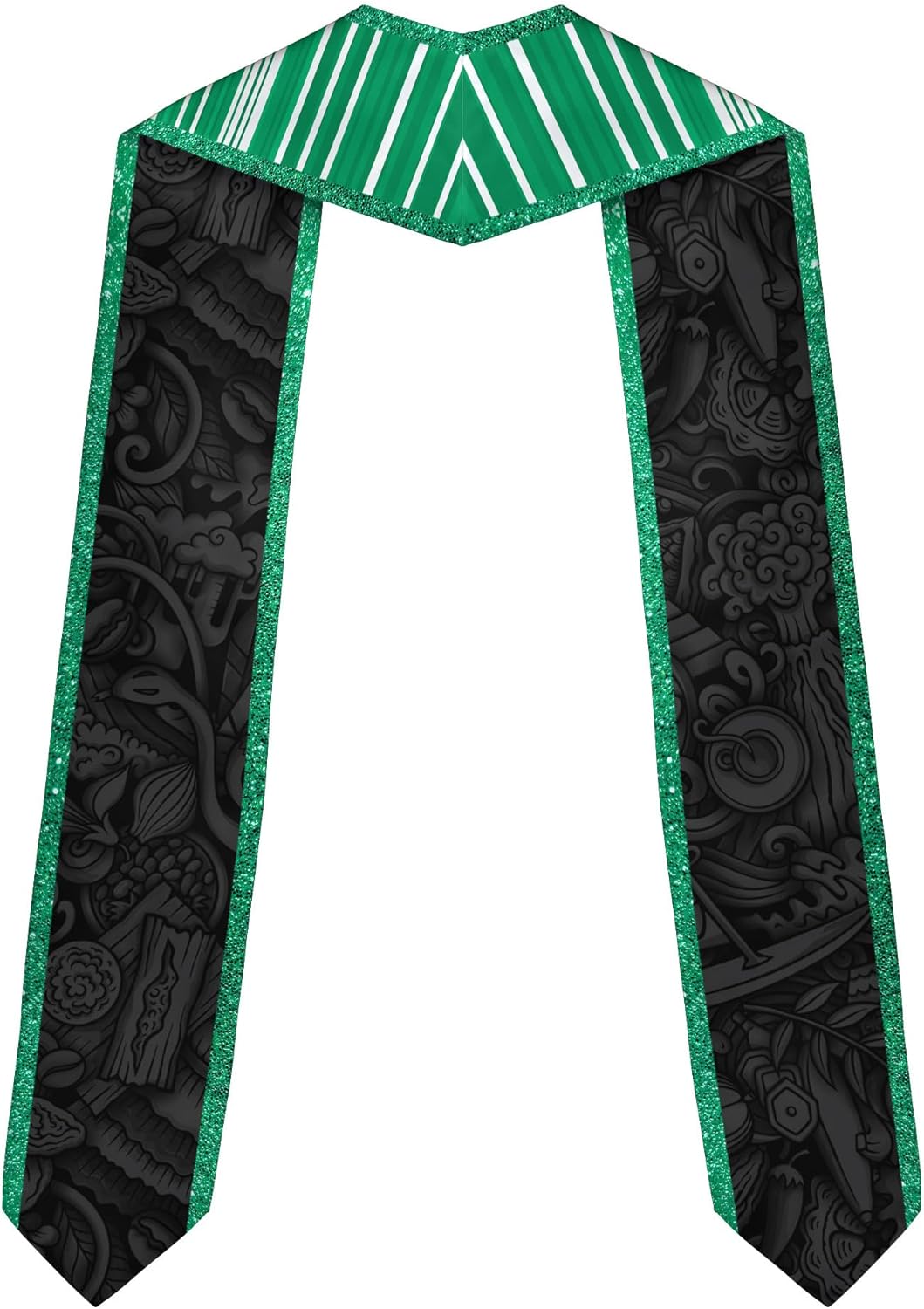 Pretyprints Custom Nigerian Graduation Sash Nigeria Graduation Stole Personalized Nigerian American Flag Graduation Sash 2025