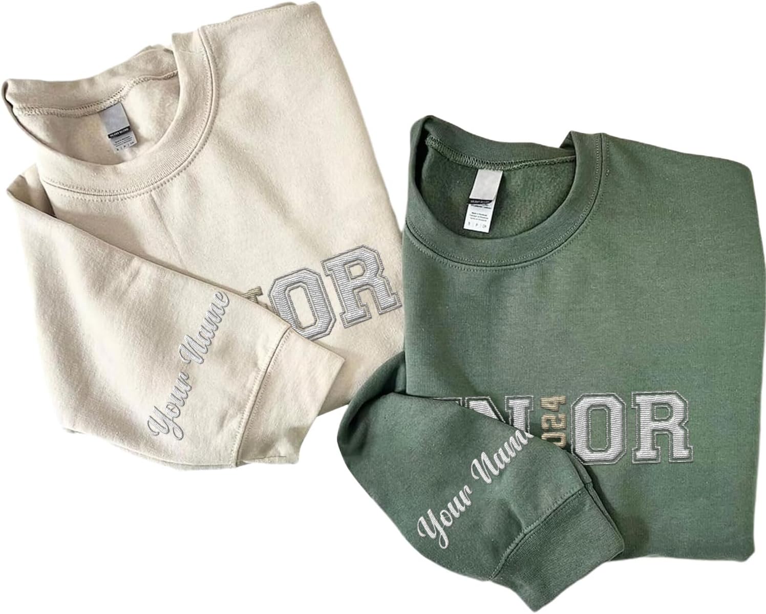 MAPrints Personalized Senior 2024 Embroidered Sweatshirt, Graduation 2024 Class Of 2024 Senior Class Of 2024 Graduation Shirt