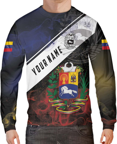 Personalized Name Venezuela Shirt, Flag Venezuelan Pride Roots T-Shirt, Sweatshirt, Zip Hoodies Gift for Men and Women