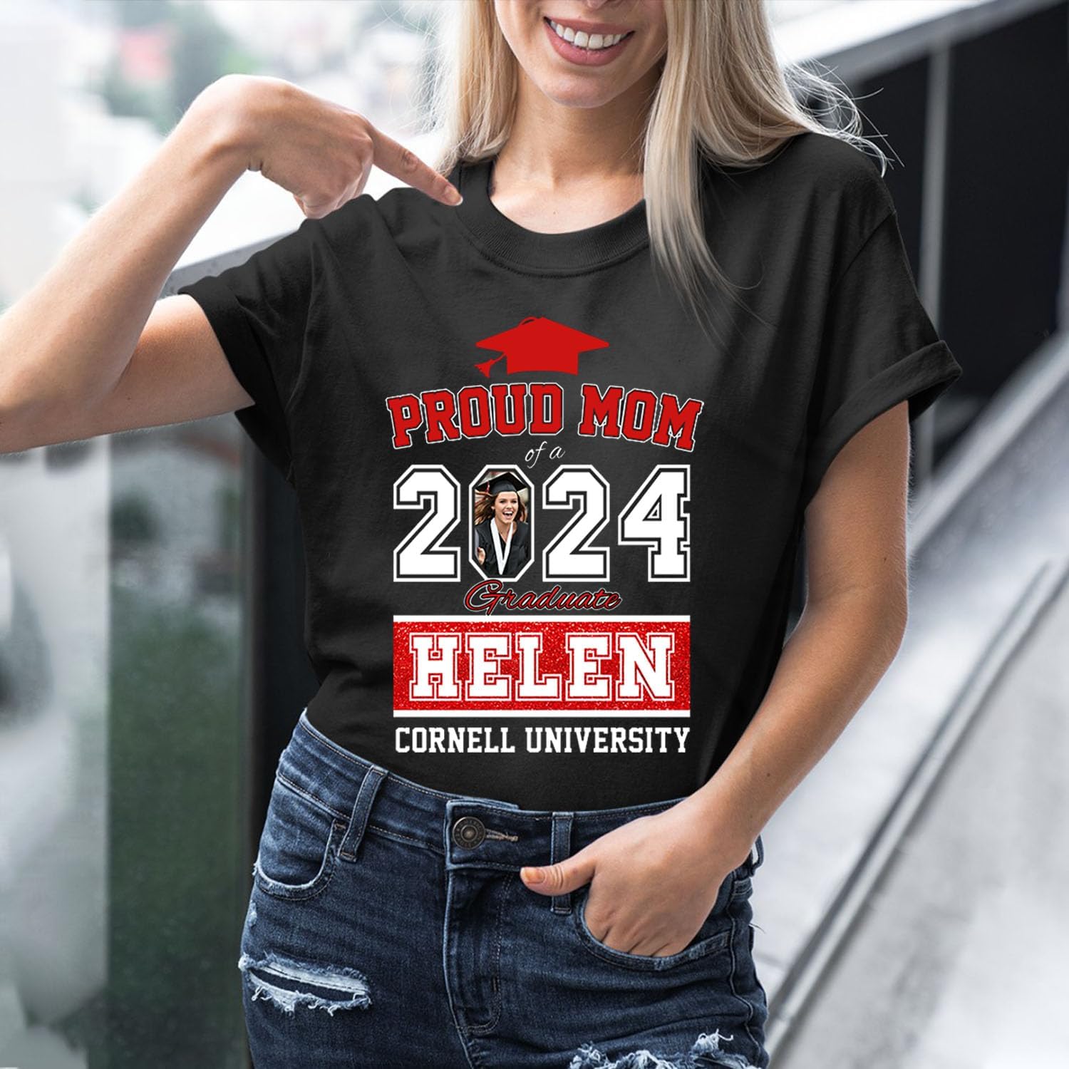 Personalized Graduation 2024 Shirt Proud Family of A Class of 2024 Graduate Class of 2024 Senior Class of 2024 Class of 2024