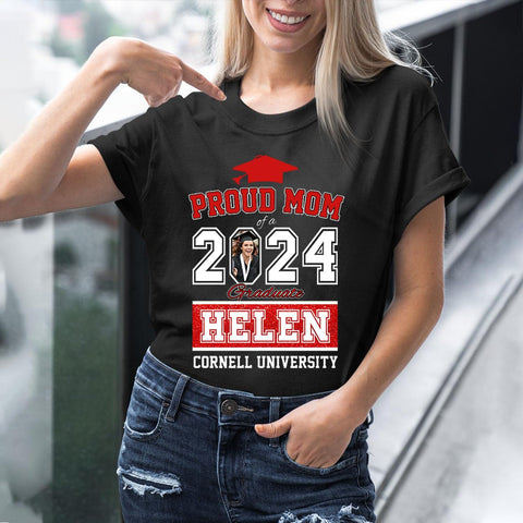 Personalized Graduation 2024 Shirt Proud Family of A Class of 2024 Graduate Class of 2024 Senior Class of 2024 Class of 2024