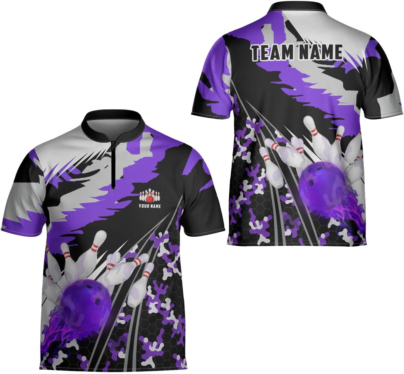 Mostprints Personalized Name Bowling Jersey 3D, Custom Bowling Shirts for Team, Bowling Shirt Unisex for Men & Women4