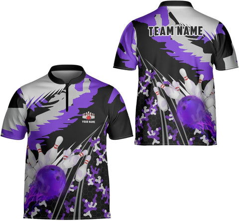 Mostprints Personalized Name Bowling Jersey 3D, Custom Bowling Shirts for Team, Bowling Shirt Unisex for Men & Women4