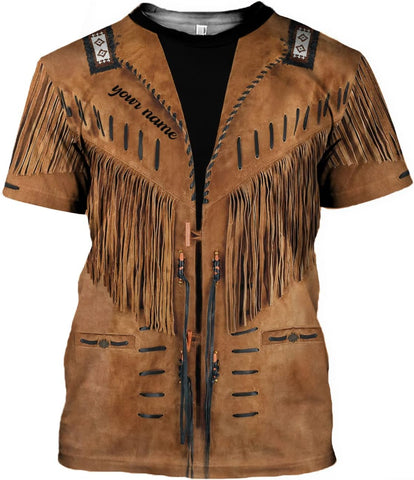 Personalized Funny Men's Cowboy Shirt Graphic Short Sleeve Western Party Costume, Cowboy Costume Men, Cowboy Costumes for Men