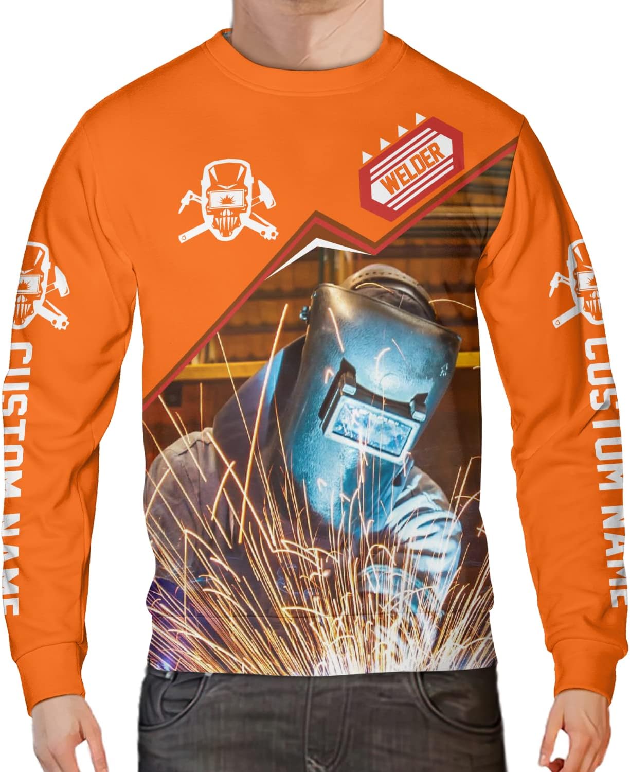 Personalized Welder Shirt 3D Unisex All Over Printed Sportwear Hoodie, TShirt, Zip Hoodie, Sweatshirt For Men Women
