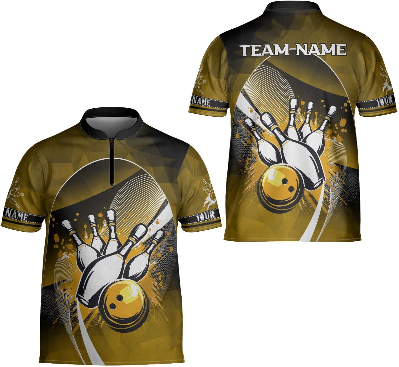 Ligthuy Personalized Bowling Jersey 3D, Bowling Shirts for Team, Bowling Shirt Unisex for Men Women, Bowling Shirts for Men