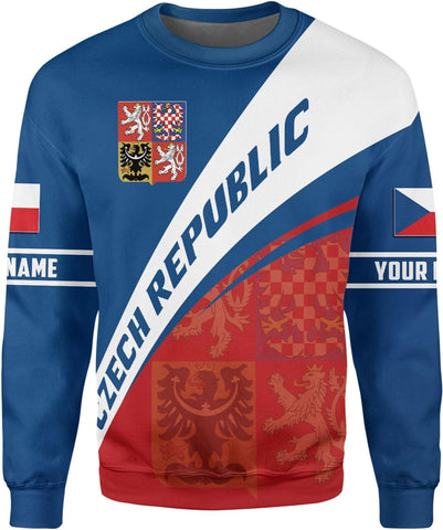 Personalized Czech Shirts 3D, Czechoslovakian T-Shirts, Czech Republic Flag Pride Shirt Unisex, Gifts for Czechs (CZ 9)
