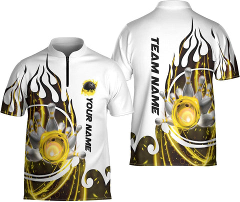 Mostprints Personalized Bowling Jersey 3D, Bowling Shirts for Team, Bowling Shirt Unisex for Men Women, Bowling Shirts for Men