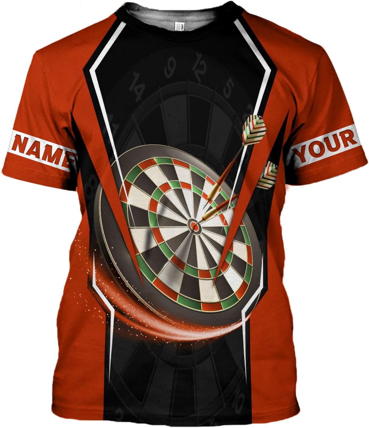 mostprints Personalized Dart Shirts, Darts Shirts for Men, Dart Jerseys for Teams, Dartboard Players Shirt Darts Board Gift