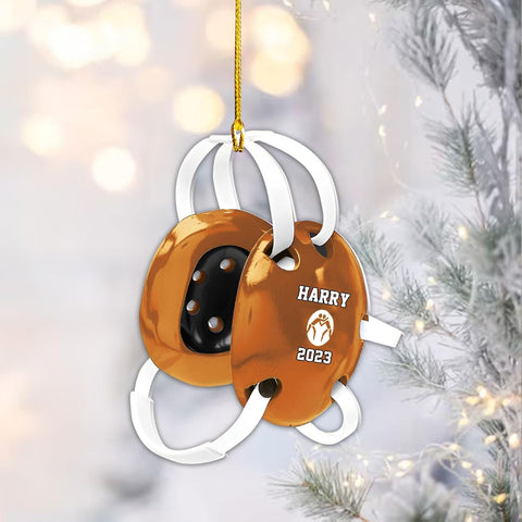 Royal Fight Personalized Wrestling Ornament Wrestling Helmet Ornaments Wrestling Christmas Ornament Gift for Wrestling Player Wrestling Christmas Tree Ornaments for Boys or Girls (Wrestling 6)