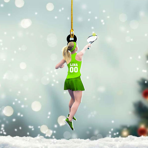 Royal Fight Personalized Tennis Christmas Ornaments Gifts for Tennis Lovers Tennis Player Ornaments Tennis Christmas Ornament (Tennis 2)