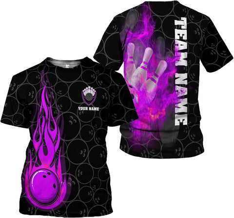 Custom Bowling Shirts, Personalized Name Bowling Shirts Unisex, Bowling Jerseys for Men & Women, Team Bowling Shirt Gift